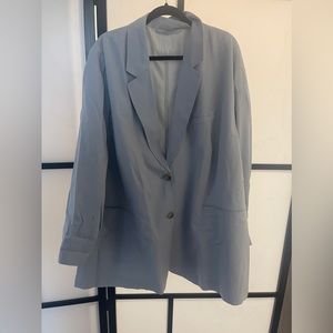 Light blue blazer, blazer dress